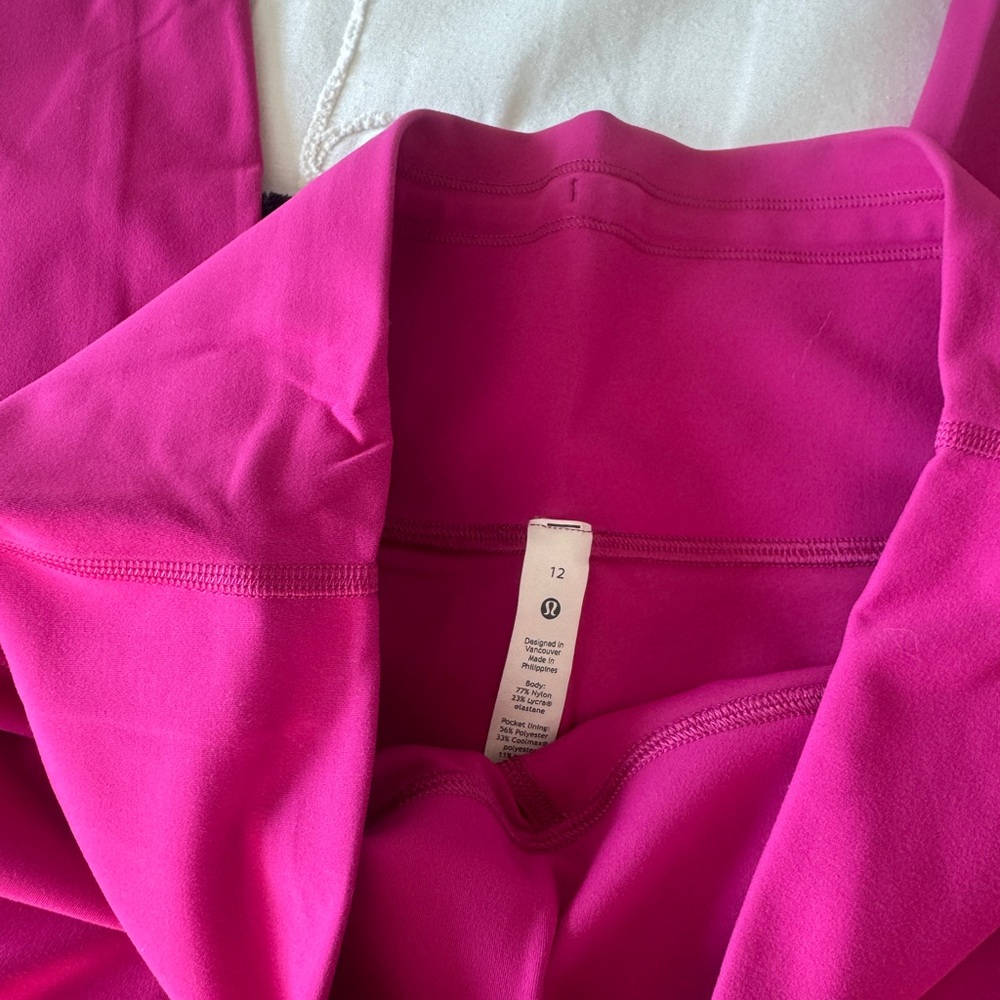 sonic pink Lululemon leggings